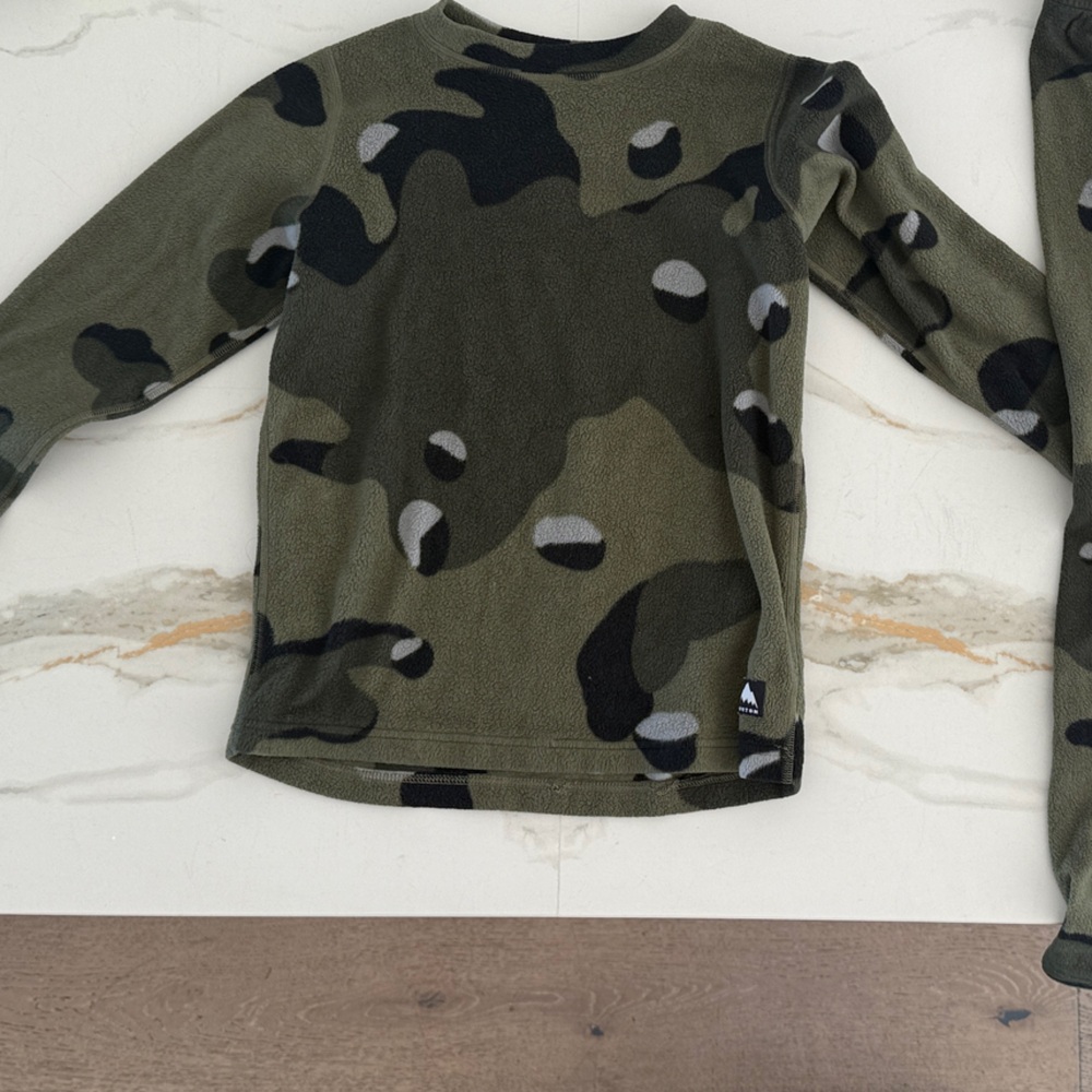 Burton FleeceCamouflage Base layer set